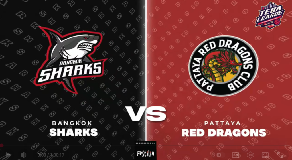 Teba League Thailand 2025 (Bangkok Sharks VS Pattaya Red Dragons Dec 20th 2025)